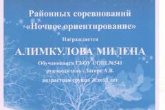 Алимкулова Милена