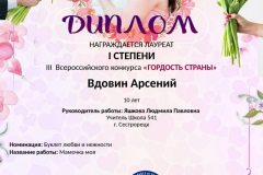 Вдовин Арсений